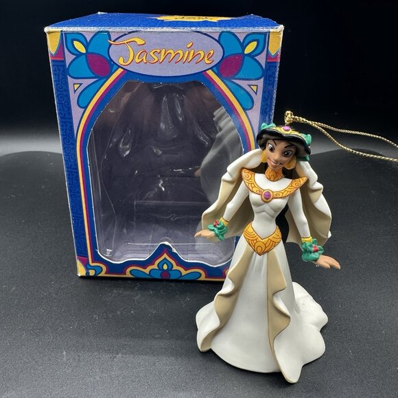 Vintage Disney Jasmine Christmas Ornament Grolier First Issue Edition 1997 - Picture 1 of 15